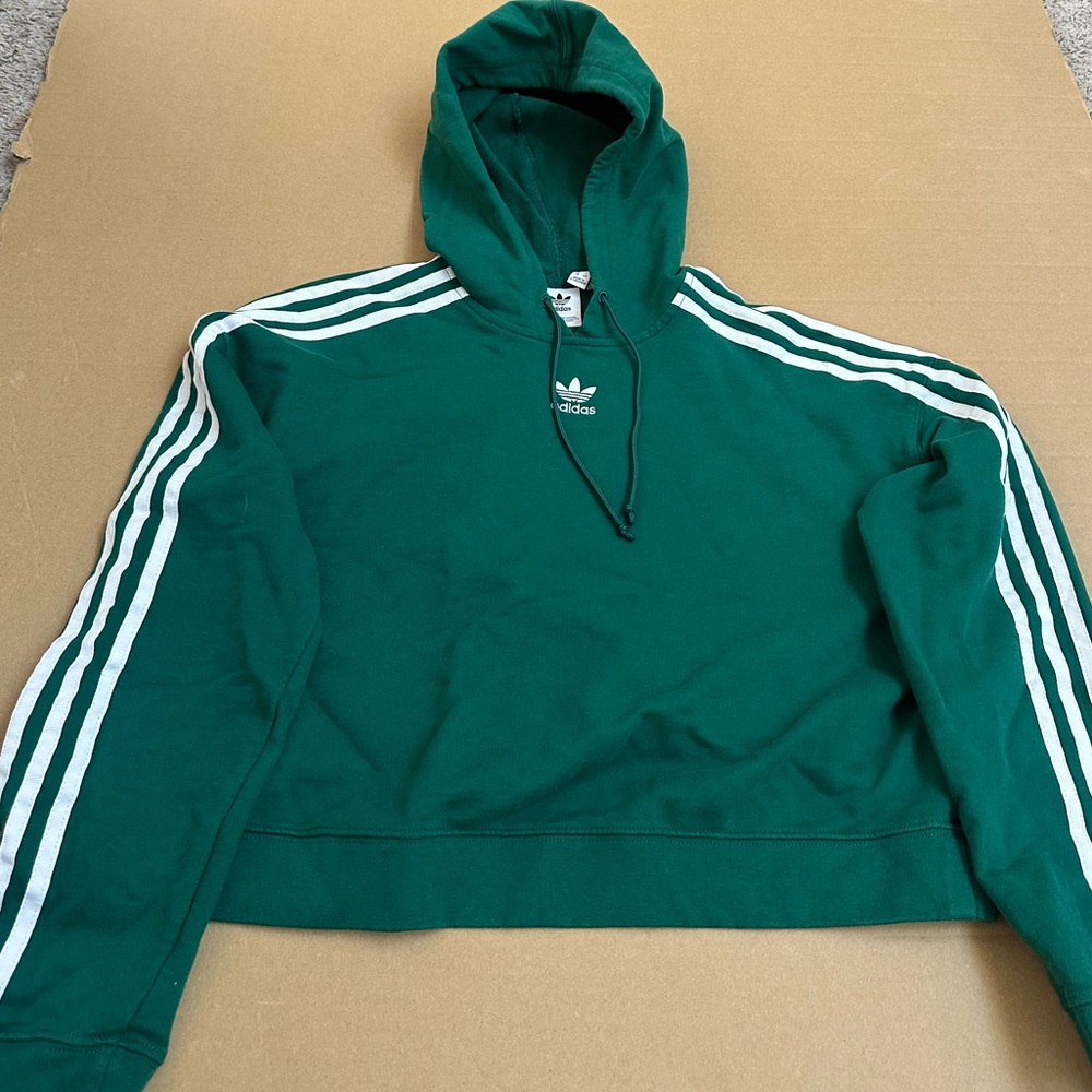 Adidas Cropped Hoodie size S